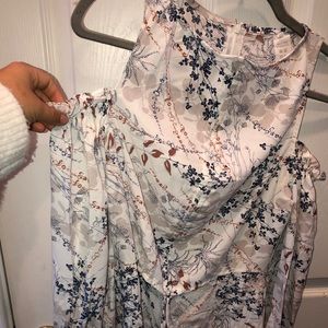 GodShield Patterned White Dress Size S